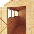 8 x 6 Woodsman Shiplap Apex - Glass