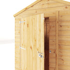 8 x 6 Woodsman Shiplap Apex - Glass