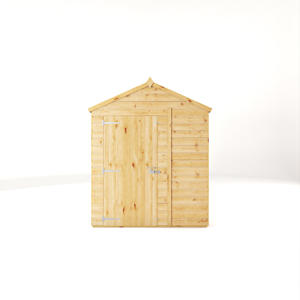 8 x 6 Woodsman Shiplap Apex - Glass