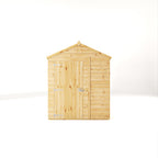 8 x 6 Woodsman Shiplap Apex - Glass