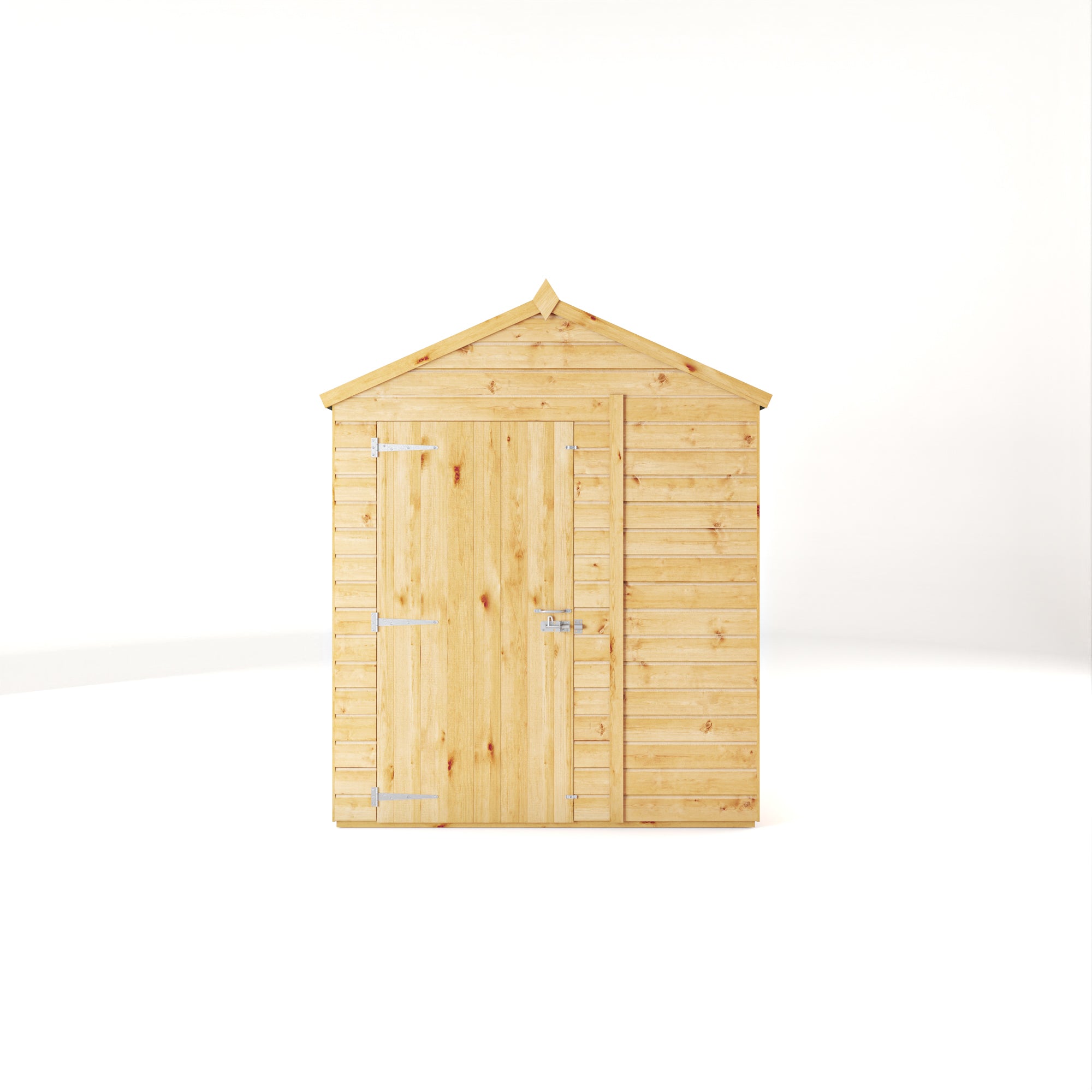 8 x 6 Woodsman Shiplap Apex - Glass