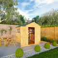 8 x 6 Woodsman Shiplap Apex - Glass