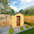 8 x 6 Woodsman Shiplap Apex - Glass