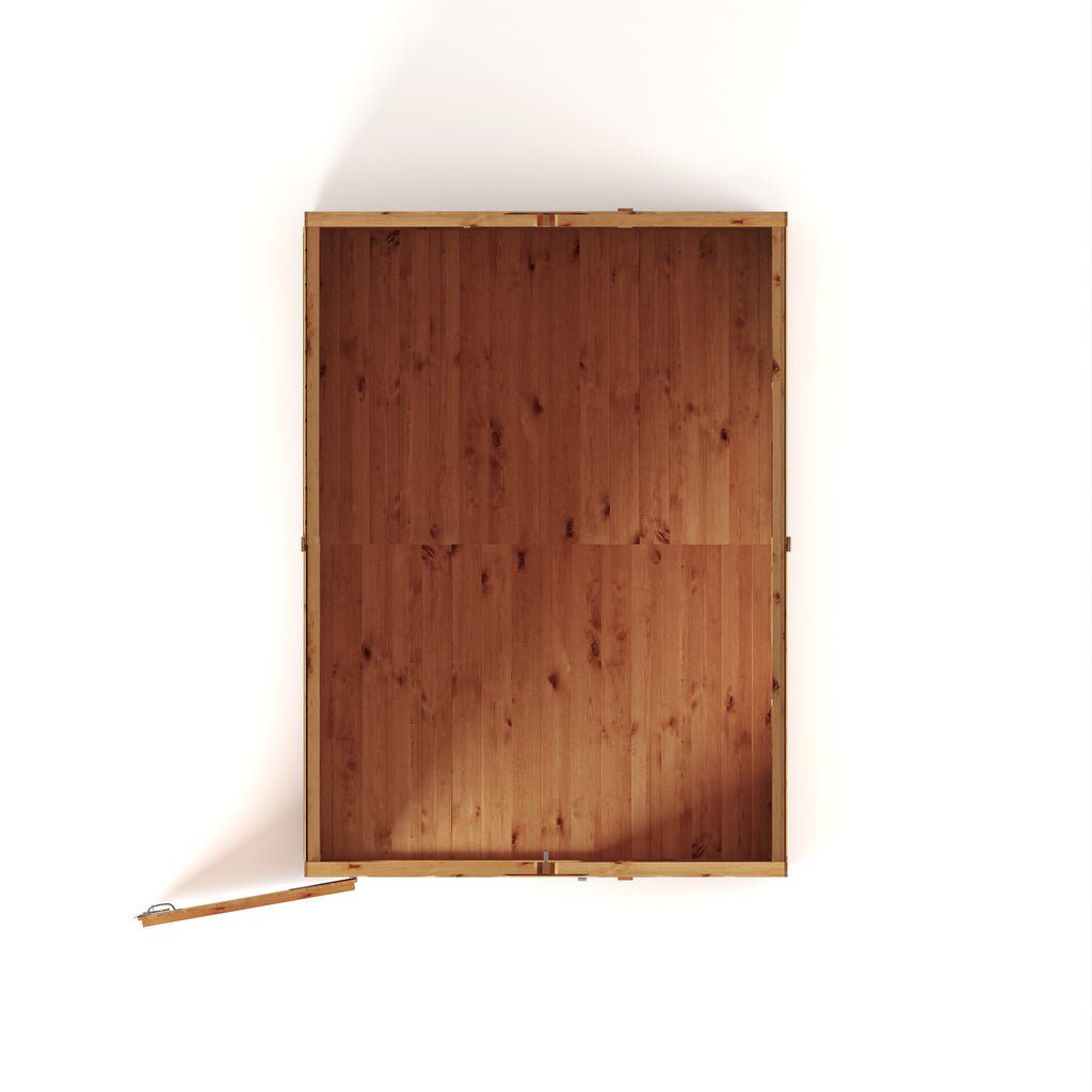 8 x 6 Woodsman Shiplap Apex - Glass