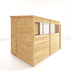 8 x 6 Woodsman Shiplap Pent - Styrene