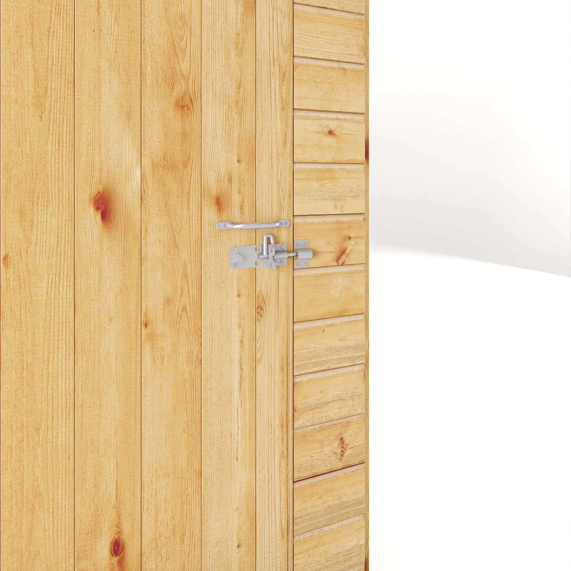 8 x 6 Woodsman Shiplap Pent - Styrene