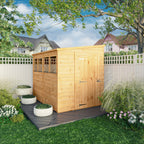 8 x 6 Woodsman Shiplap Pent - Styrene