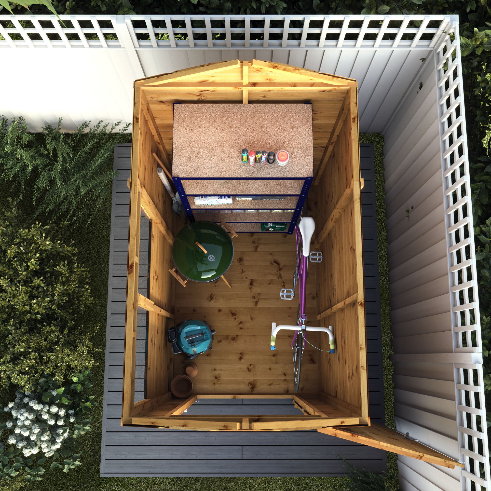 6 x 4 Modular Shiplap Apex