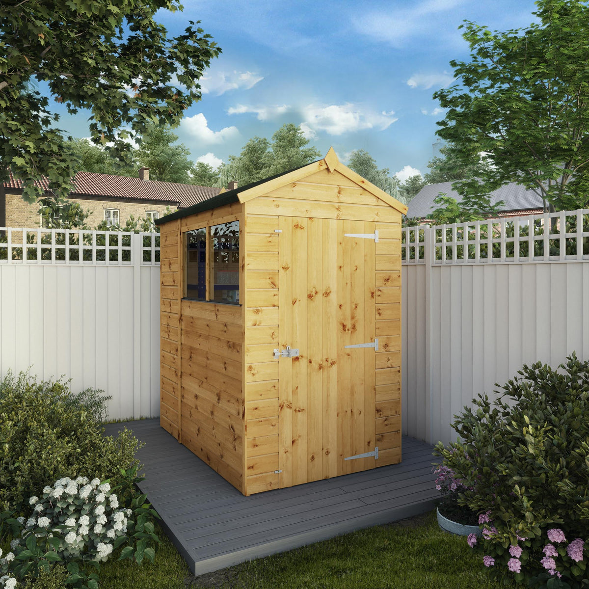 6 x 4 Modular Shiplap Apex