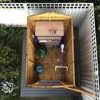 6 x 4 Modular Shiplap Apex - Windowless