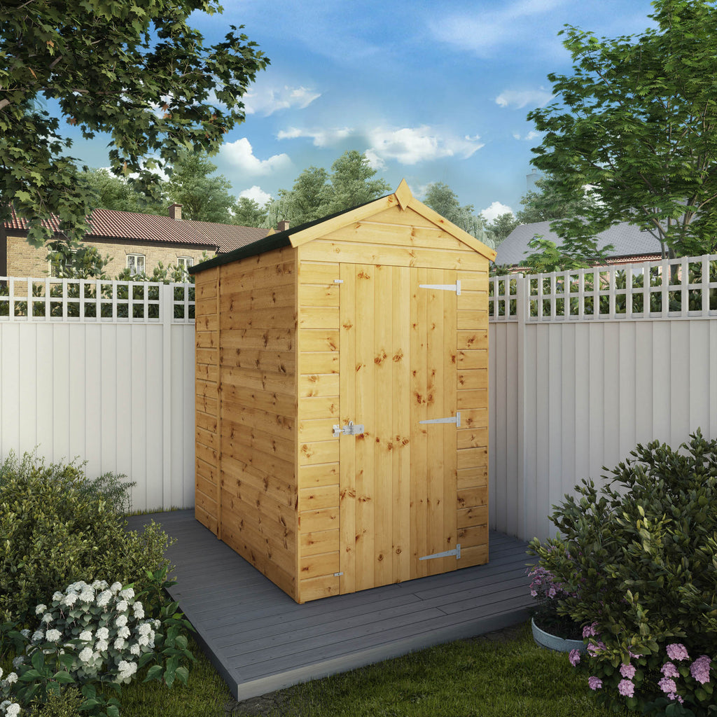 6 x 4 Modular Shiplap Apex - Windowless