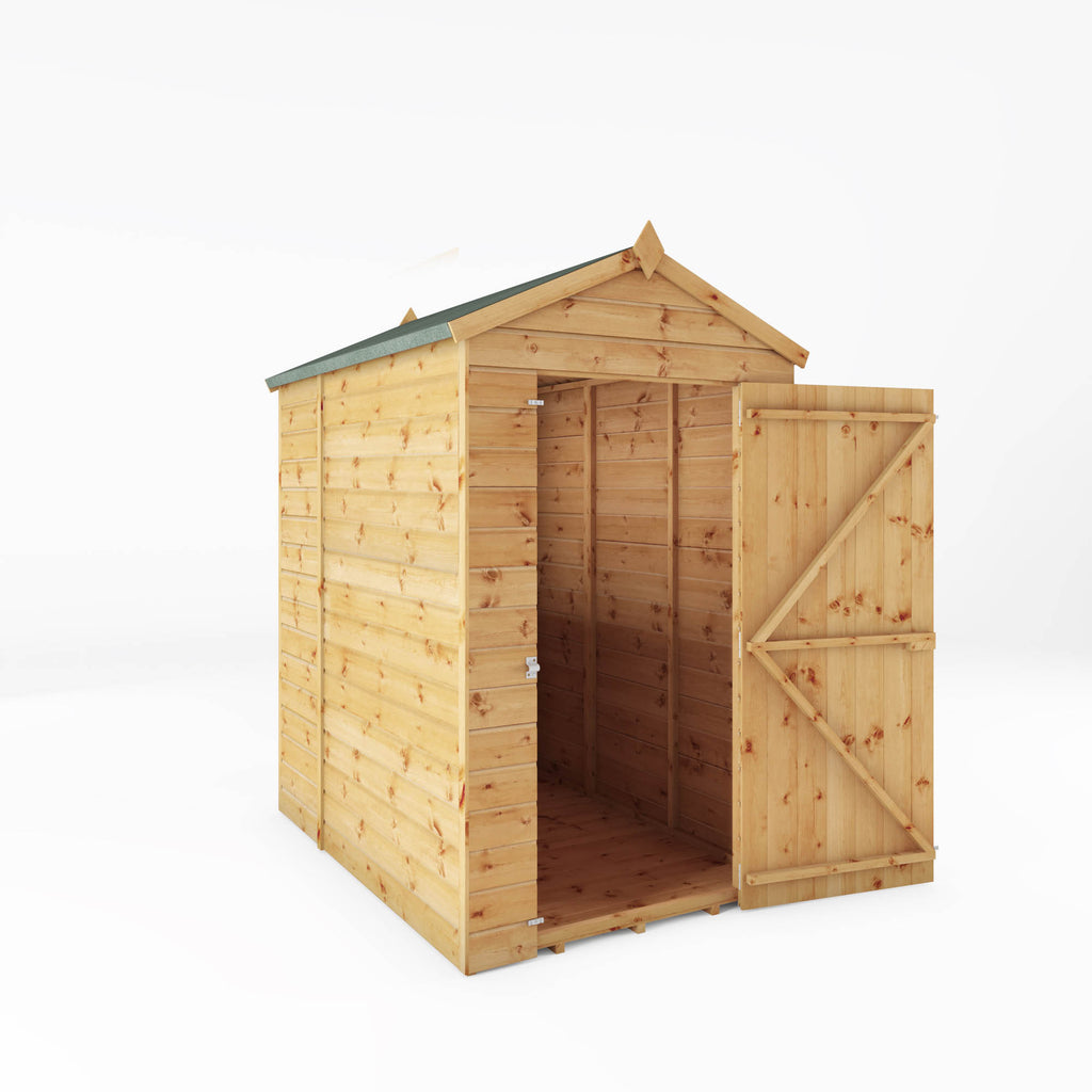 6 x 4 Modular Shiplap Apex - Windowless