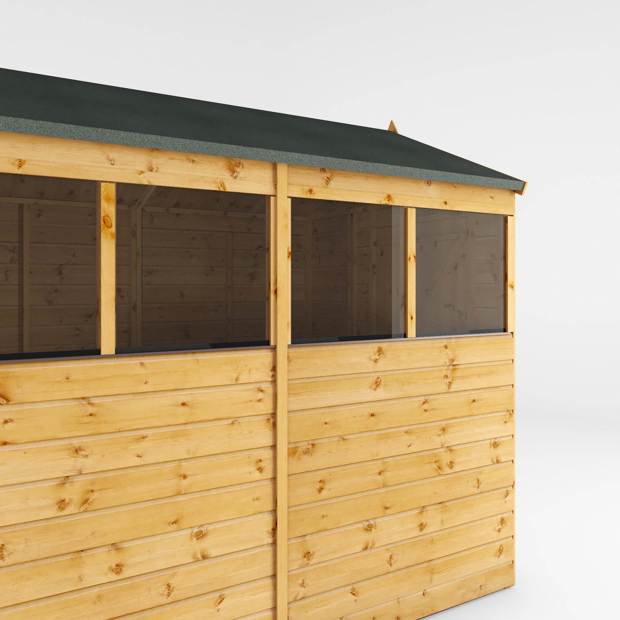 8 x 6 Modular Shiplap Apex
