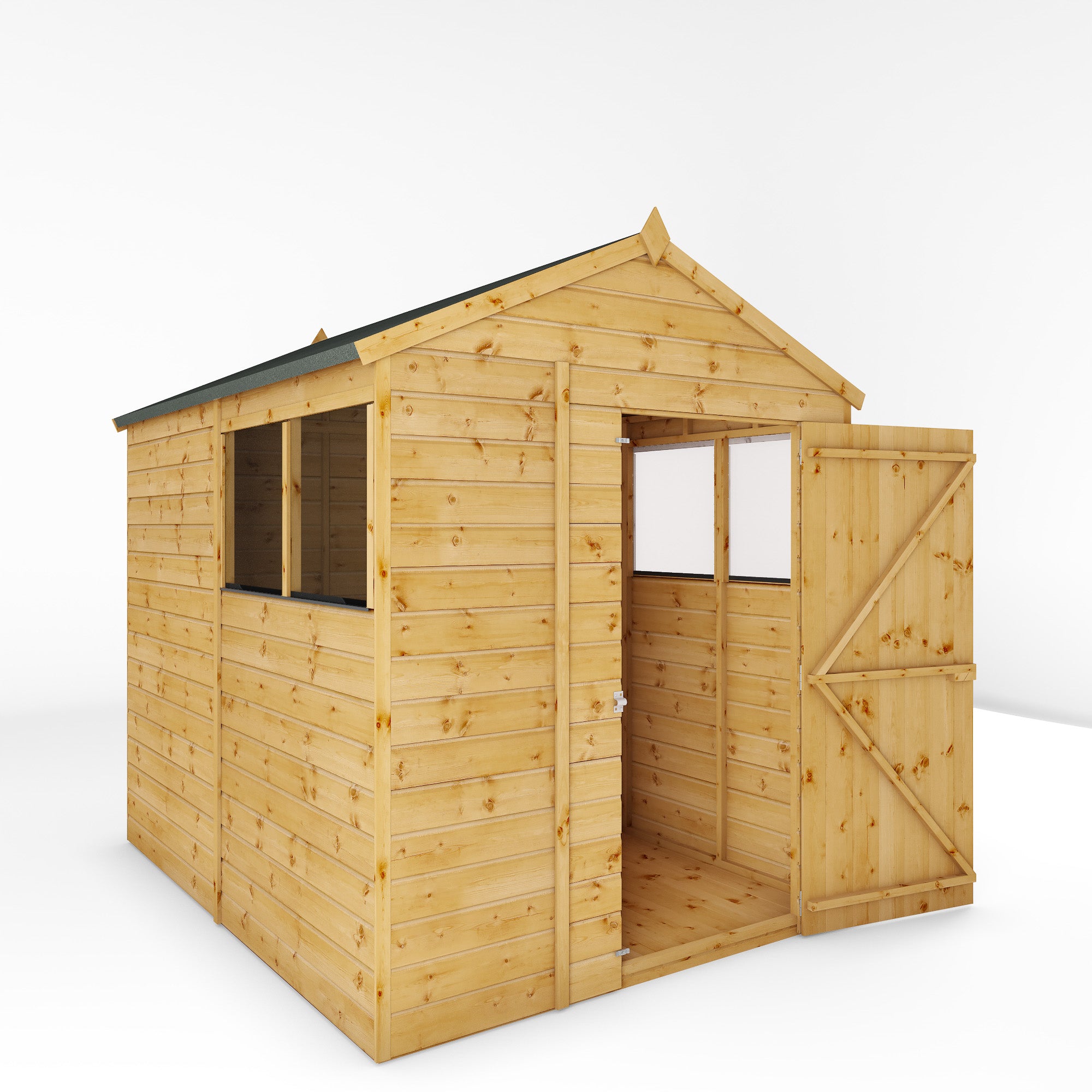 8 x 6 Modular Shiplap Apex