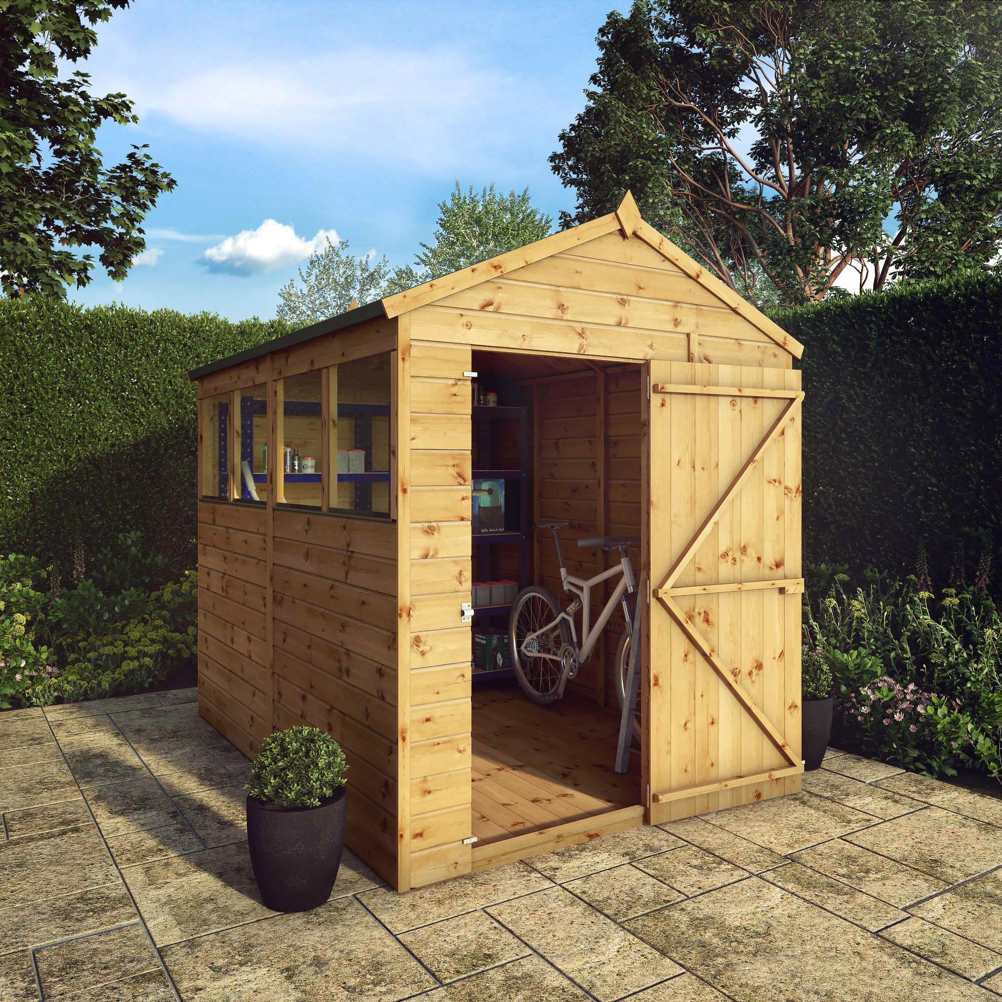 8 x 6 Modular Shiplap Apex