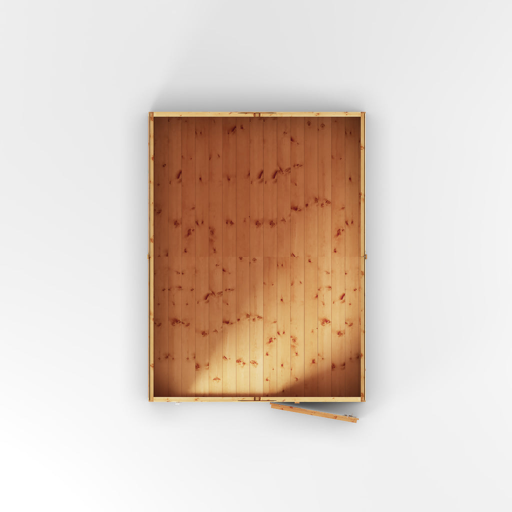 8 x 6 Modular Shiplap Apex - Windowless
