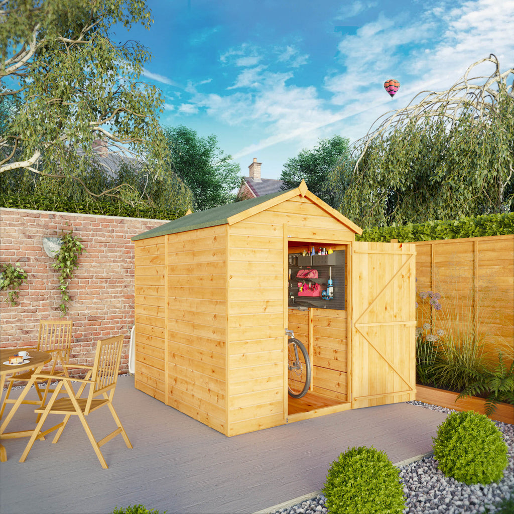 7 x 5 Modular Shiplap Apex - Windowless