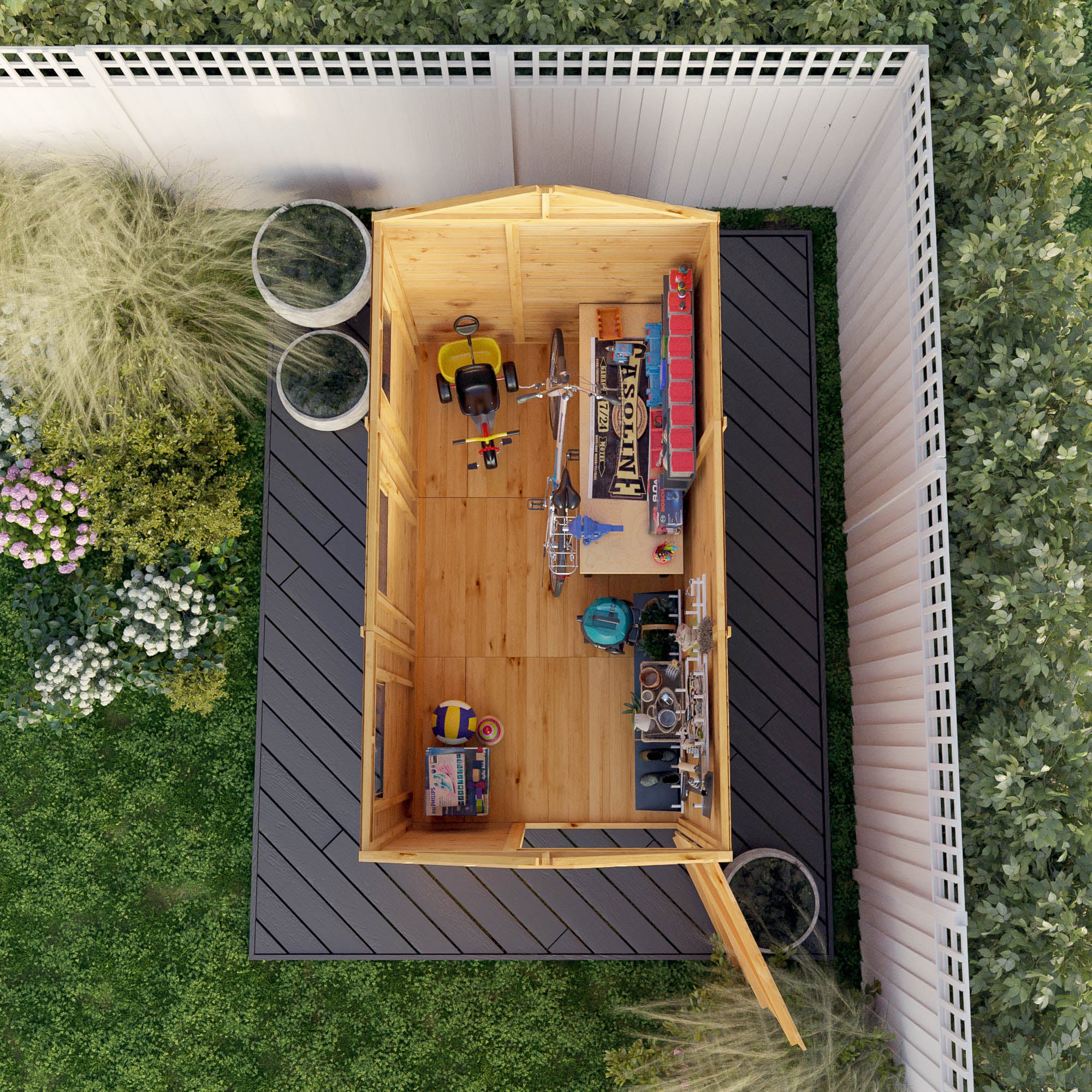 9 x 5 Modular Shiplap Apex