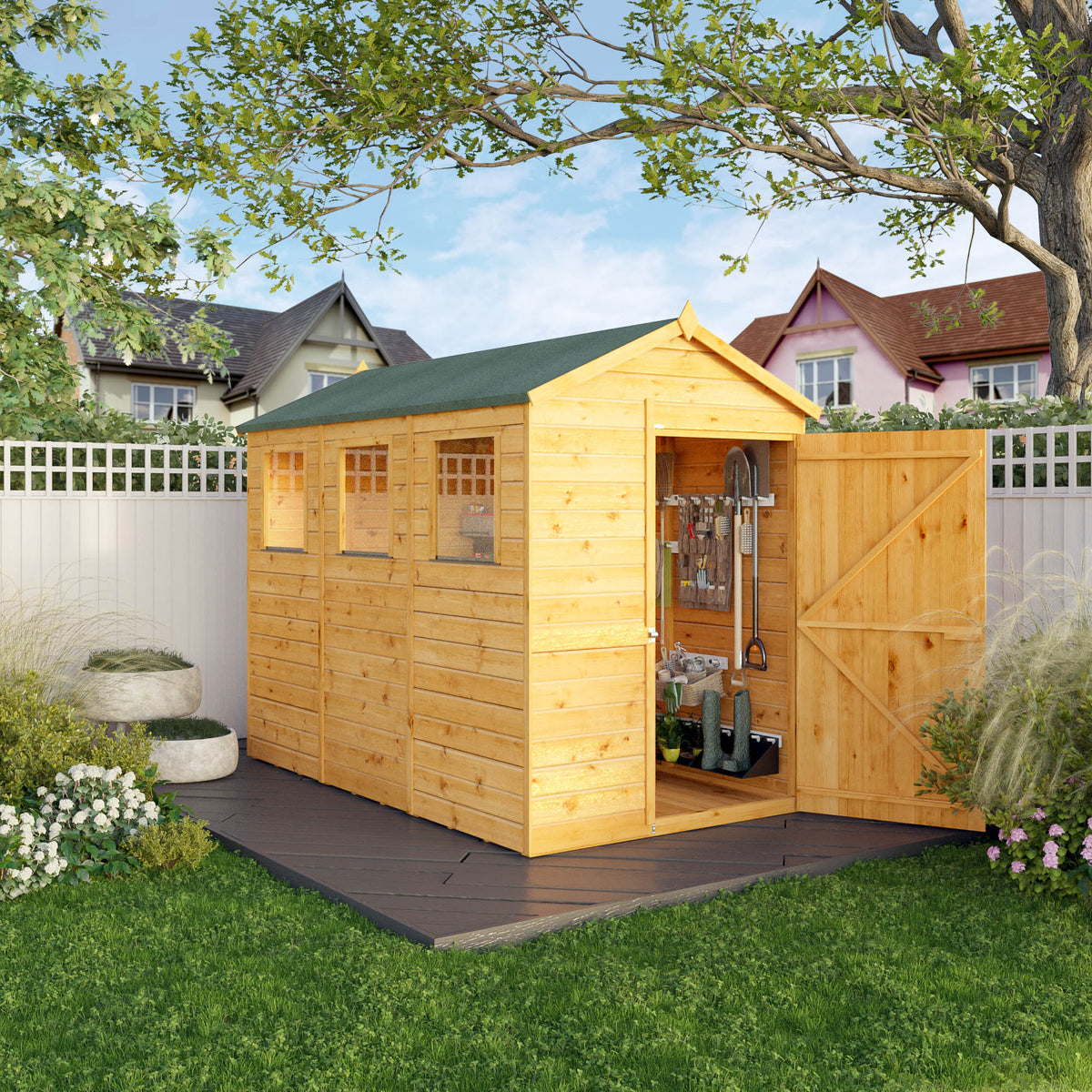 9 x 5 Modular Shiplap Apex