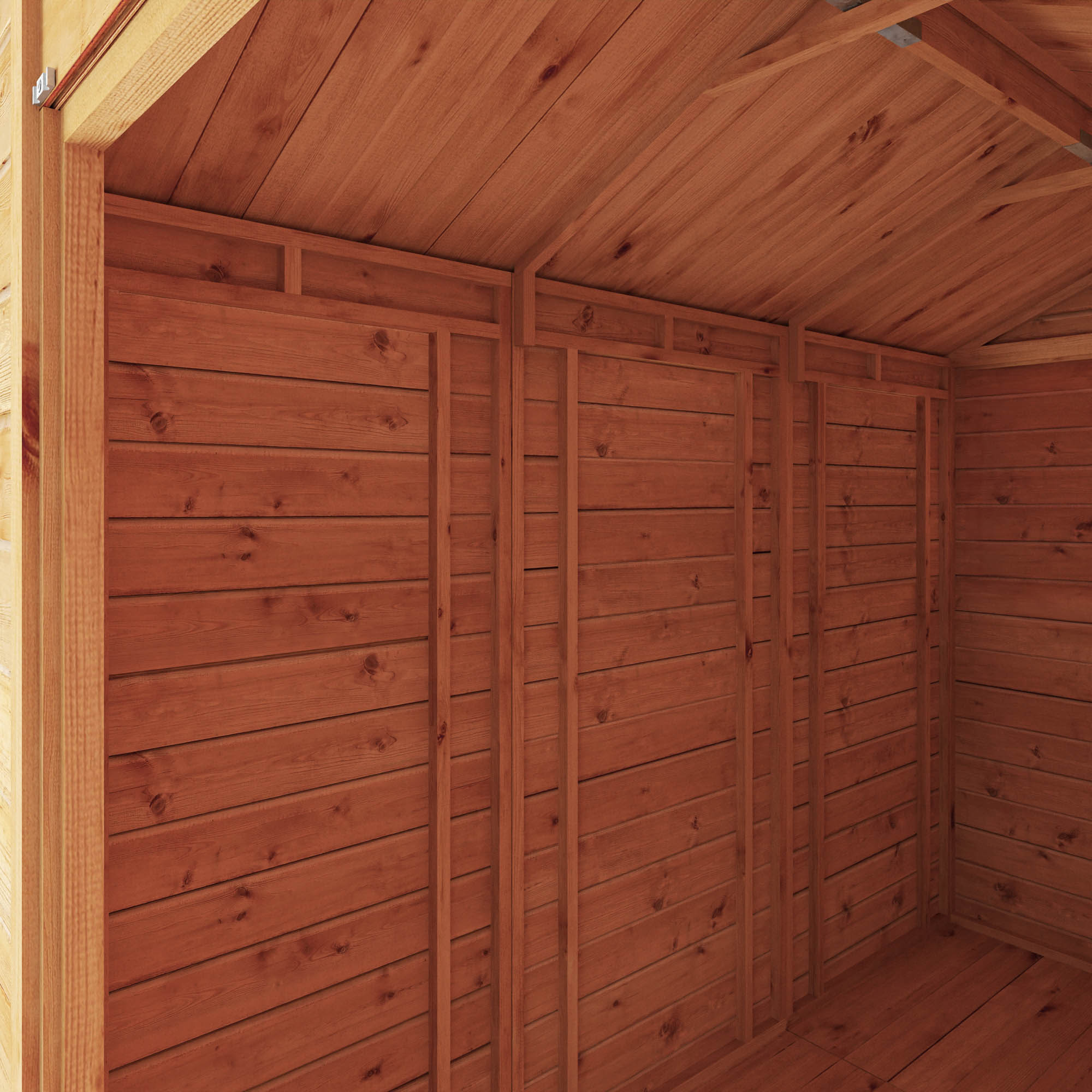 9 x 5 Modular Shiplap Apex - Windowless