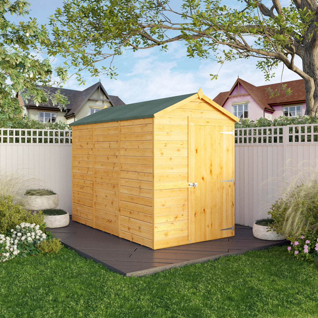 9 x 5 Modular Shiplap Apex - Windowless