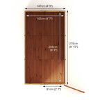 9 x 5 Modular Shiplap Apex - Windowless