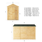 10 x 5 Modular Shiplap Apex
