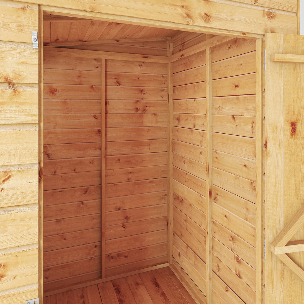 4 x 4 Modular Shiplap Pent - Windowless