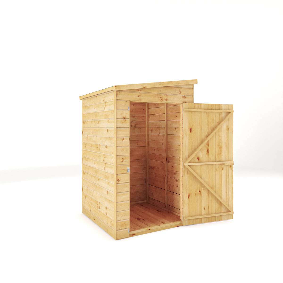 4 x 4 Modular Shiplap Pent - Windowless