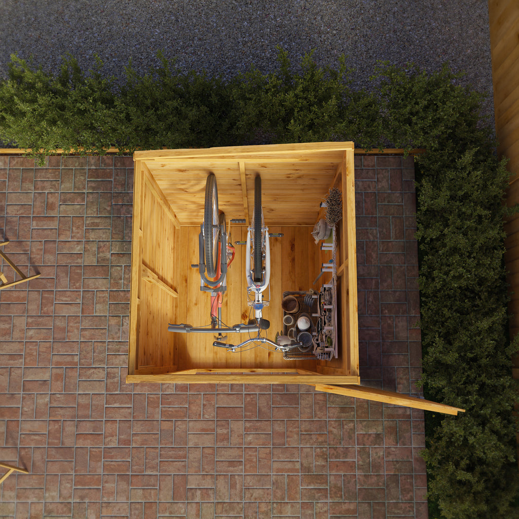 4 x 4 Modular Shiplap Pent - Windowless