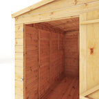 8 x 4 Modular Shiplap Pent - Windowless
