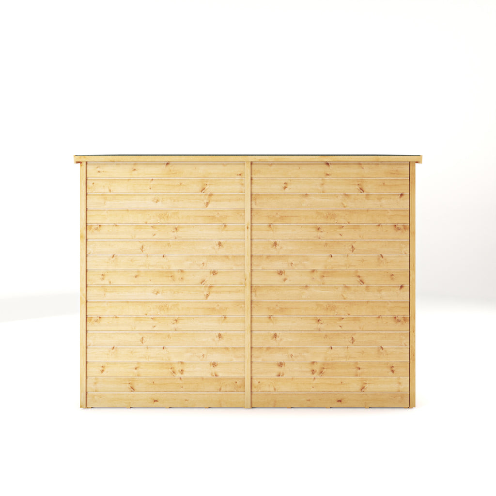 8 x 4 Modular Shiplap Pent - Windowless