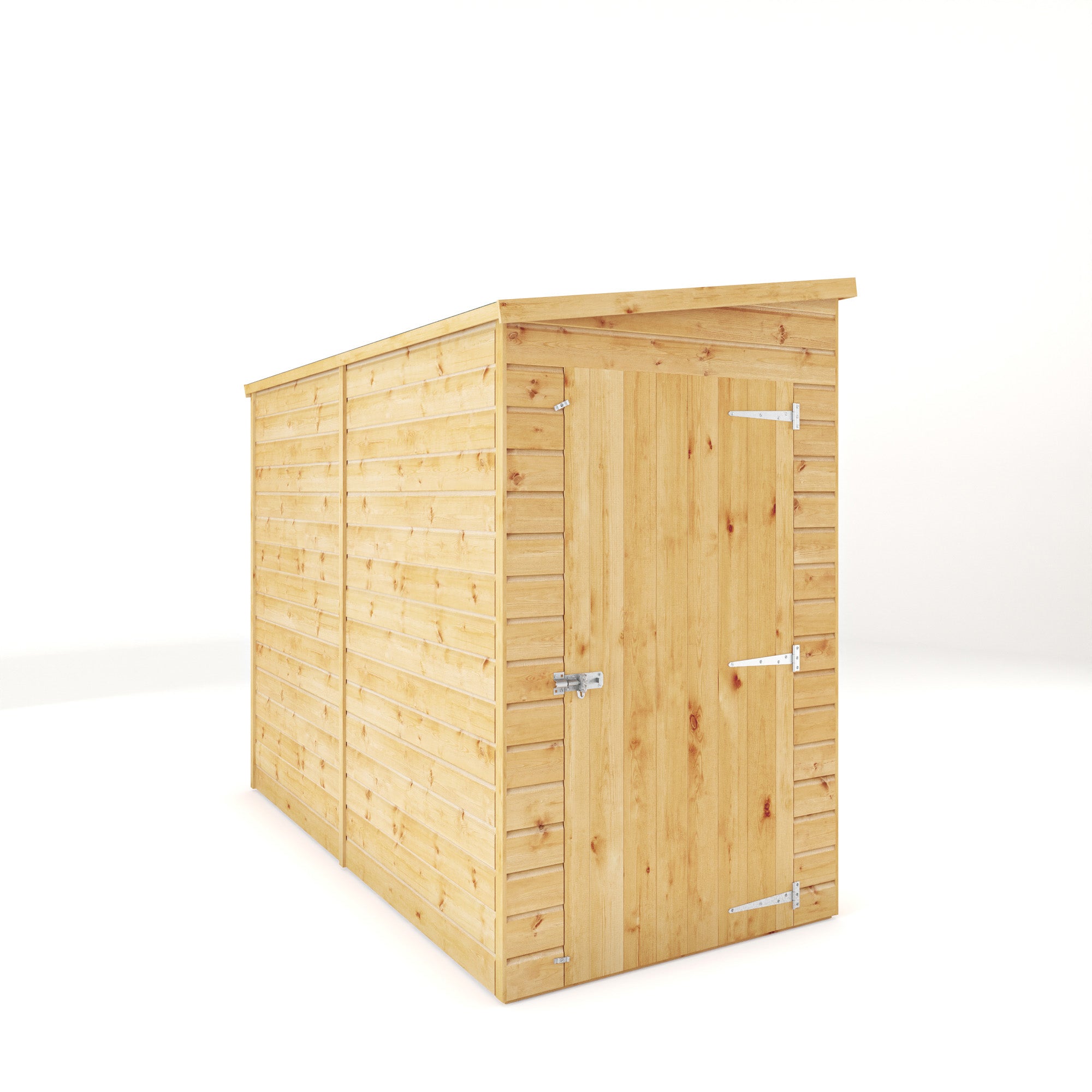 8 x 4 Modular Shiplap Pent - Windowless