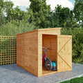 8 x 4 Modular Shiplap Pent - Windowless