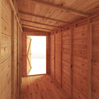 12 x 4 Modular Shiplap Pent - Windowless