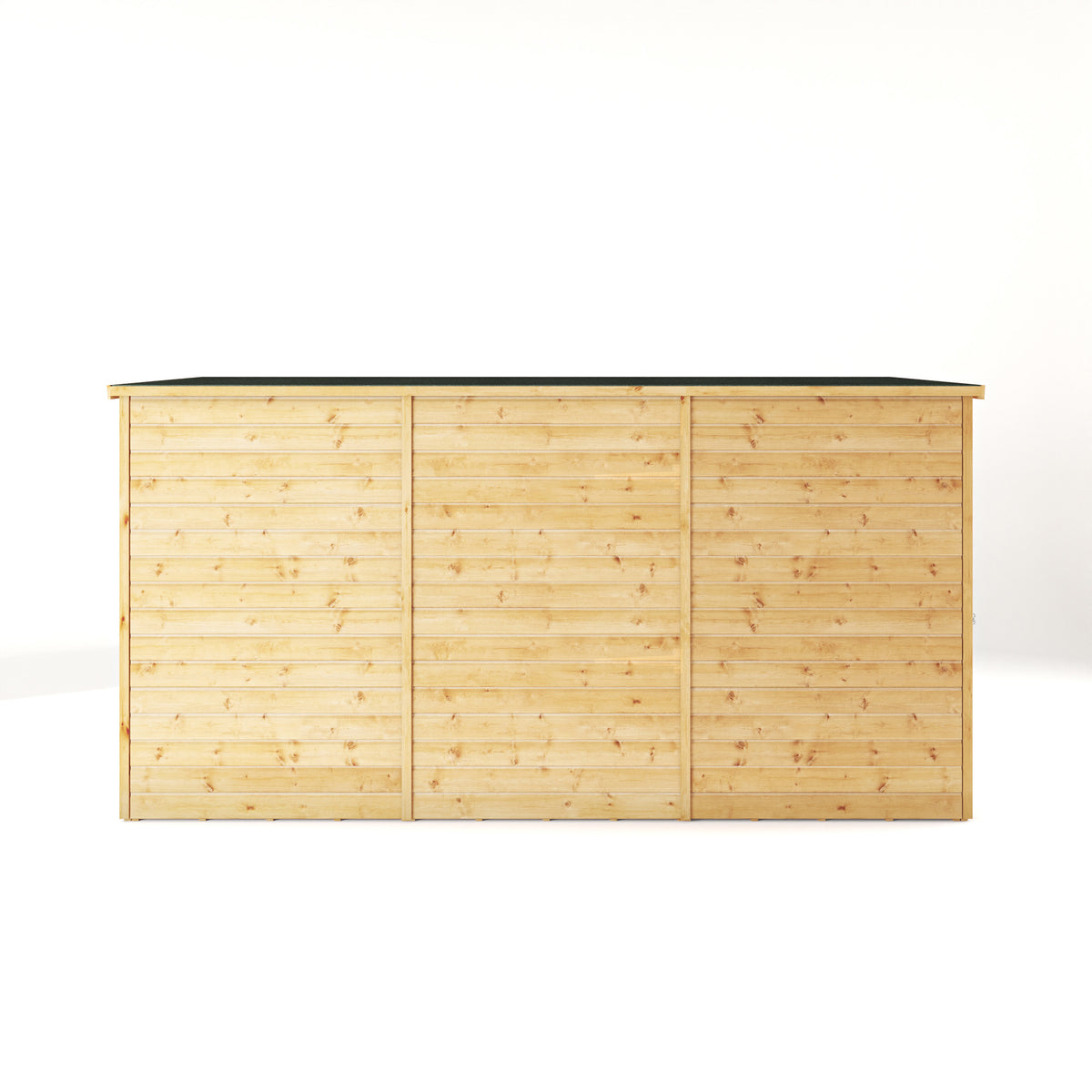 12 x 4 Modular Shiplap Pent - Windowless