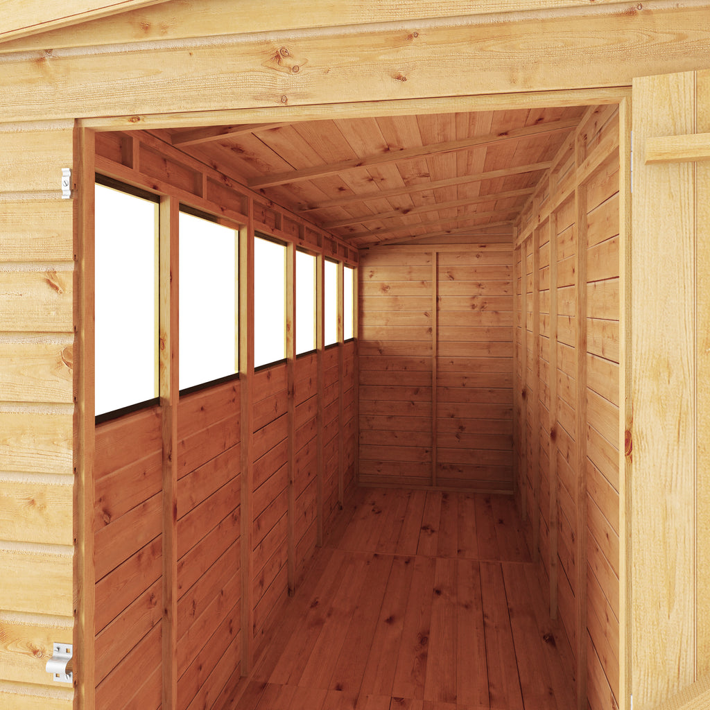 12 x 4 Modular Shiplap Pent
