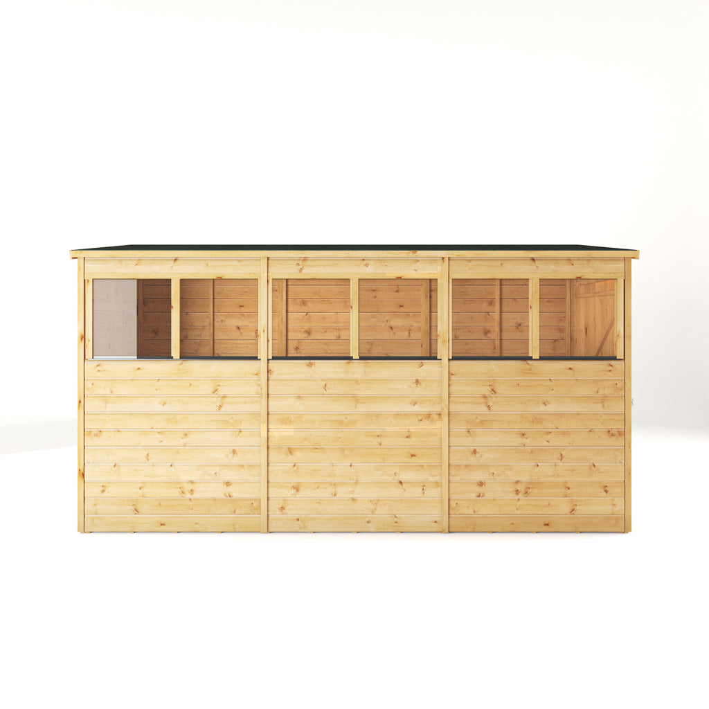 12 x 4 Modular Shiplap Pent