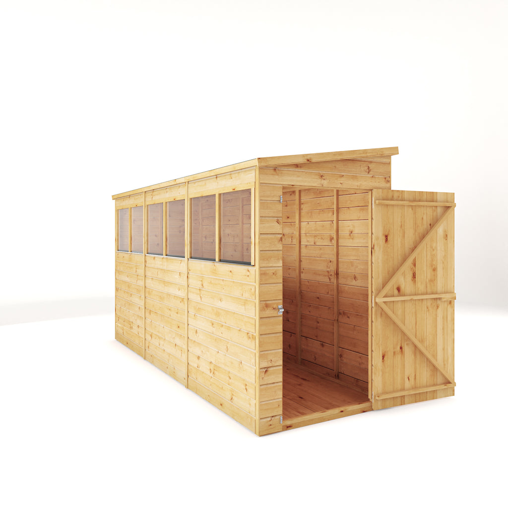 12 x 4 Modular Shiplap Pent