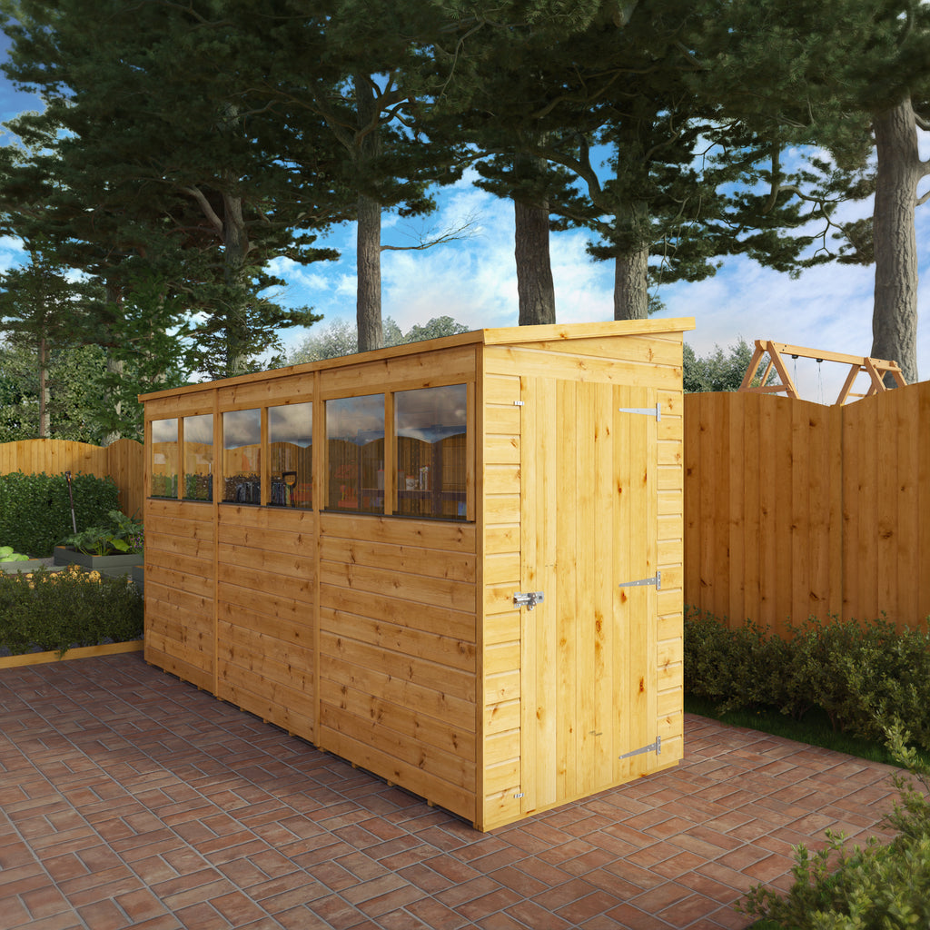12 x 4 Modular Shiplap Pent