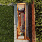 16 x 4 Modular Shiplap Pent - Windowless
