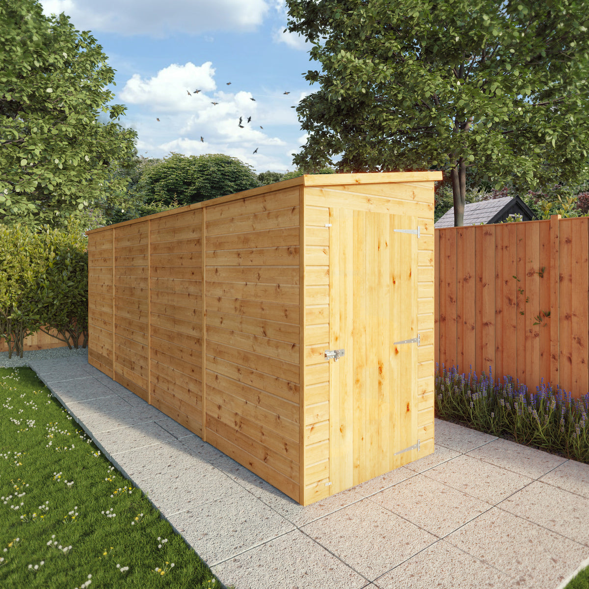 16 x 4 Modular Shiplap Pent
