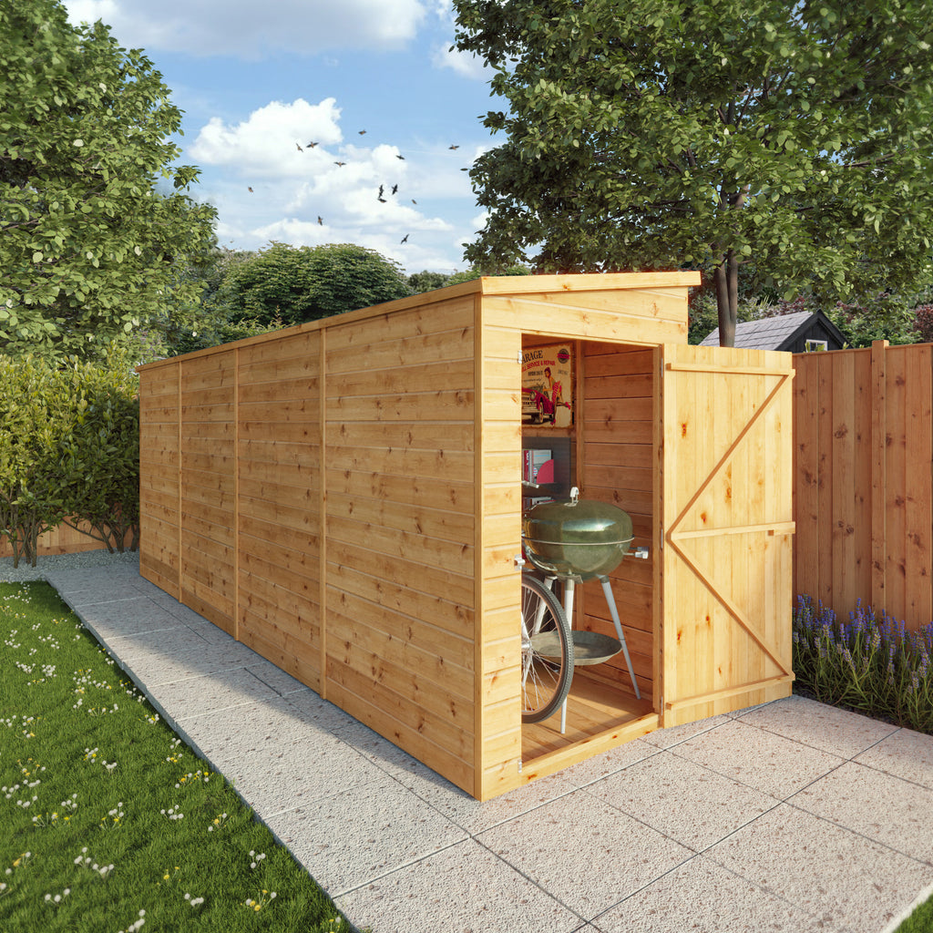 16 x 4 Modular Shiplap Pent