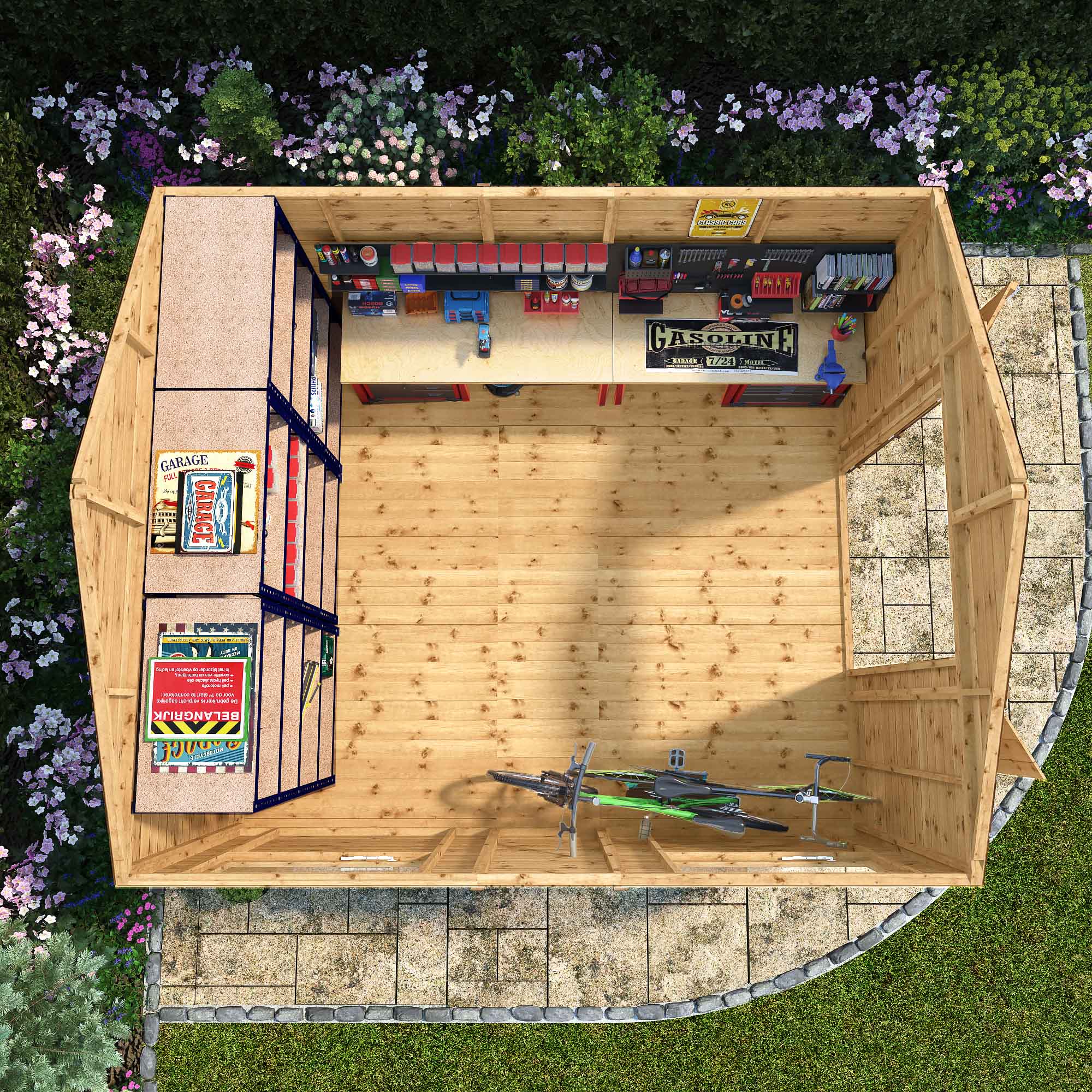 12 x 10 Premium Shiplap Apex Workshop