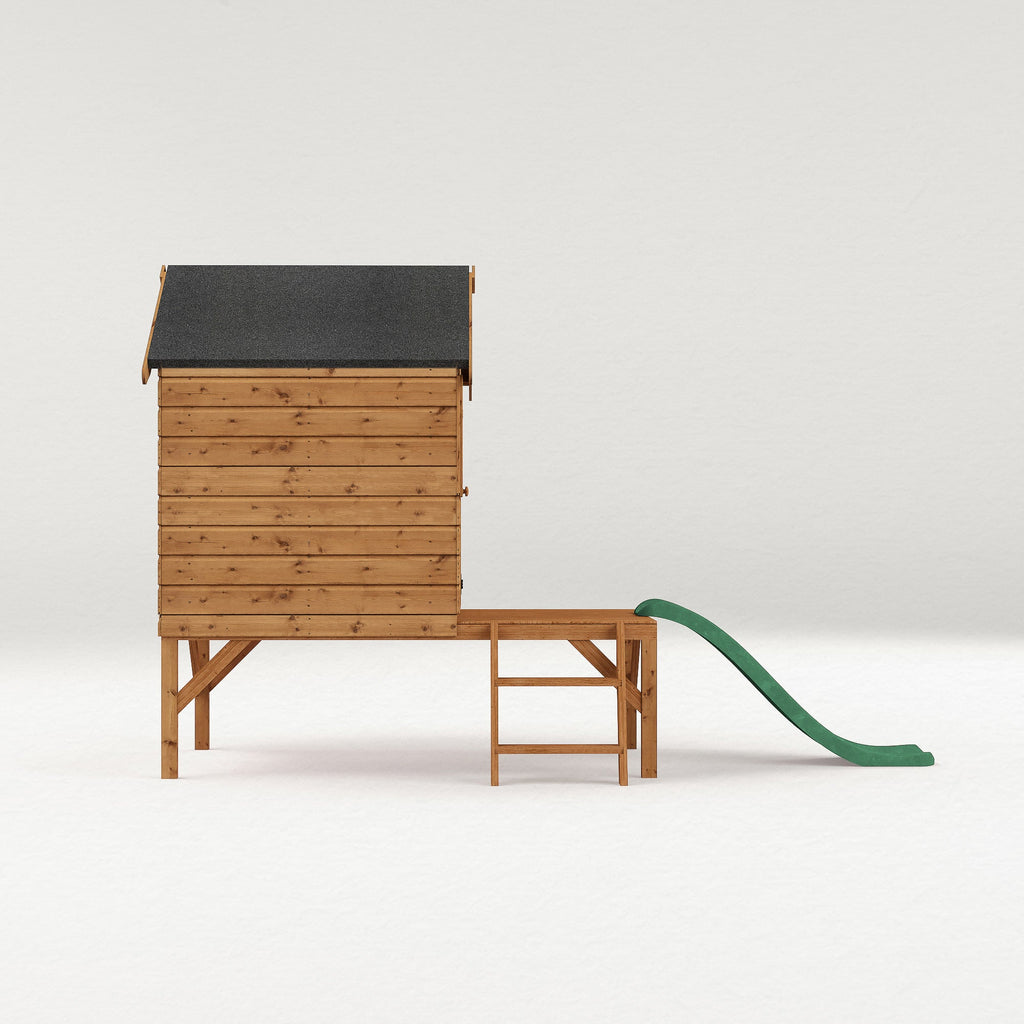Snug Playhouse with Tower & Slide