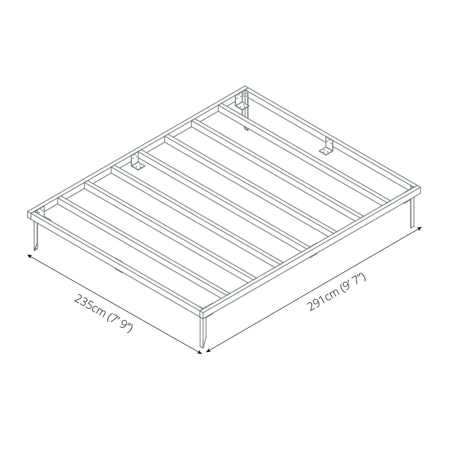 10 x 8 Wooden Base