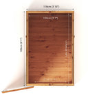 6 x 4 Woodsman Shiplap Apex - Glass