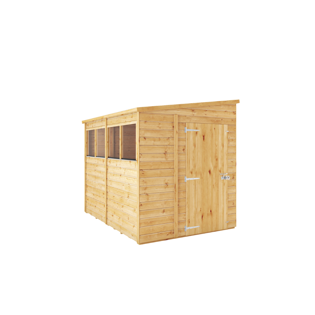 8 x 6 Woodsman Shiplap Pent - Styrene
