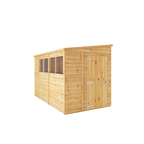 10 x 6 Woodsman Shiplap Pent - Styrene
