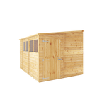 10 x 8 Woodsman Shiplap Pent - Styrene